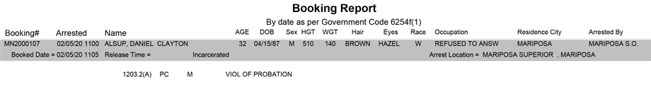 mariposa county booking report for february 5 2020