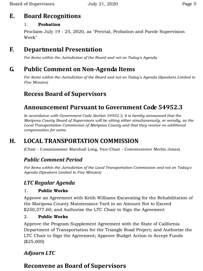 2020 07 21 Board of Supervisors agenda 5