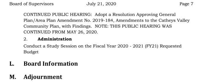 2020 07 21 Board of Supervisors agenda 7