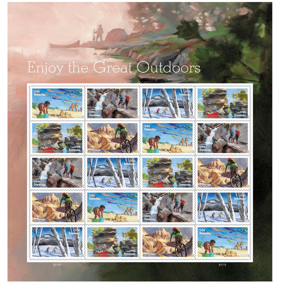 usps great outdoors forever stamps 1