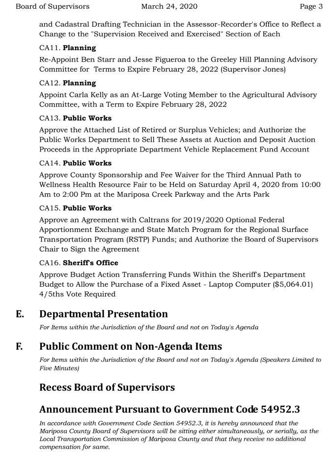 2020 03 24 Board of Supervisors agenda 3