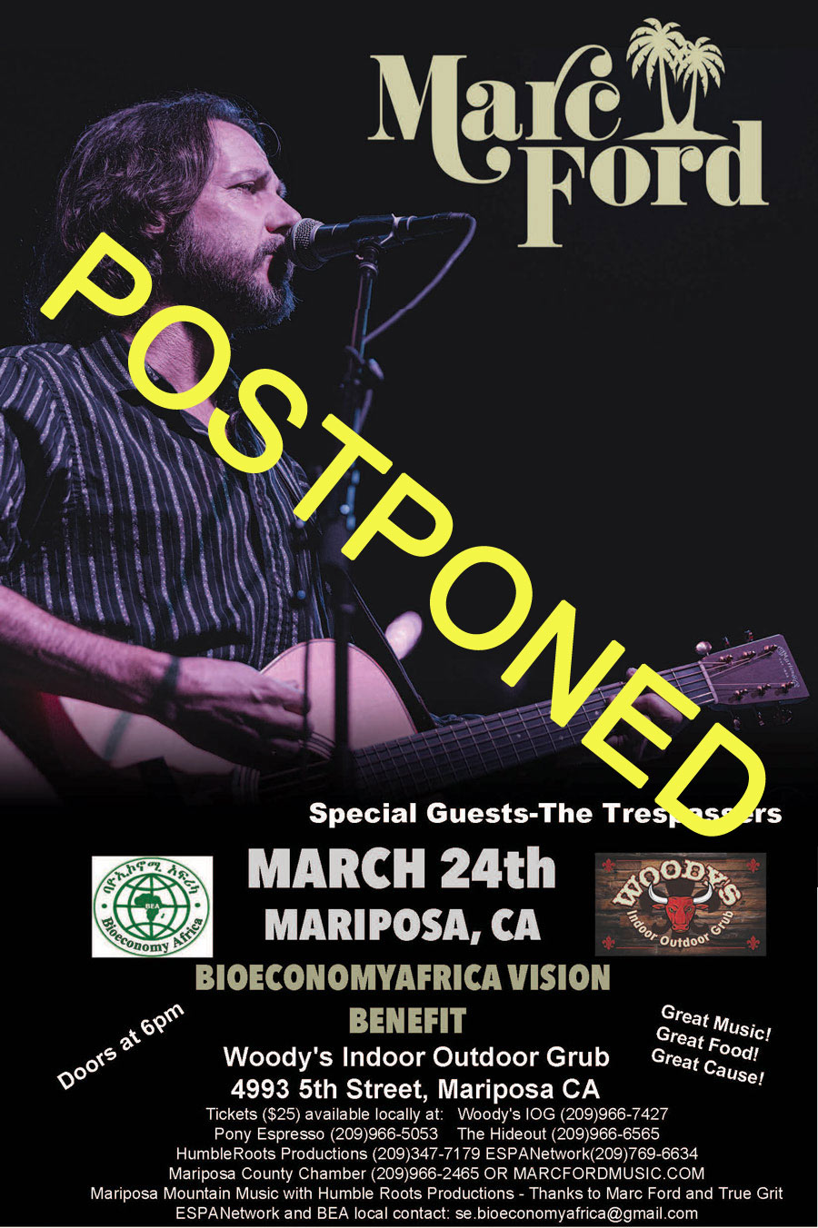 3 24 20 Marc Ford postponed