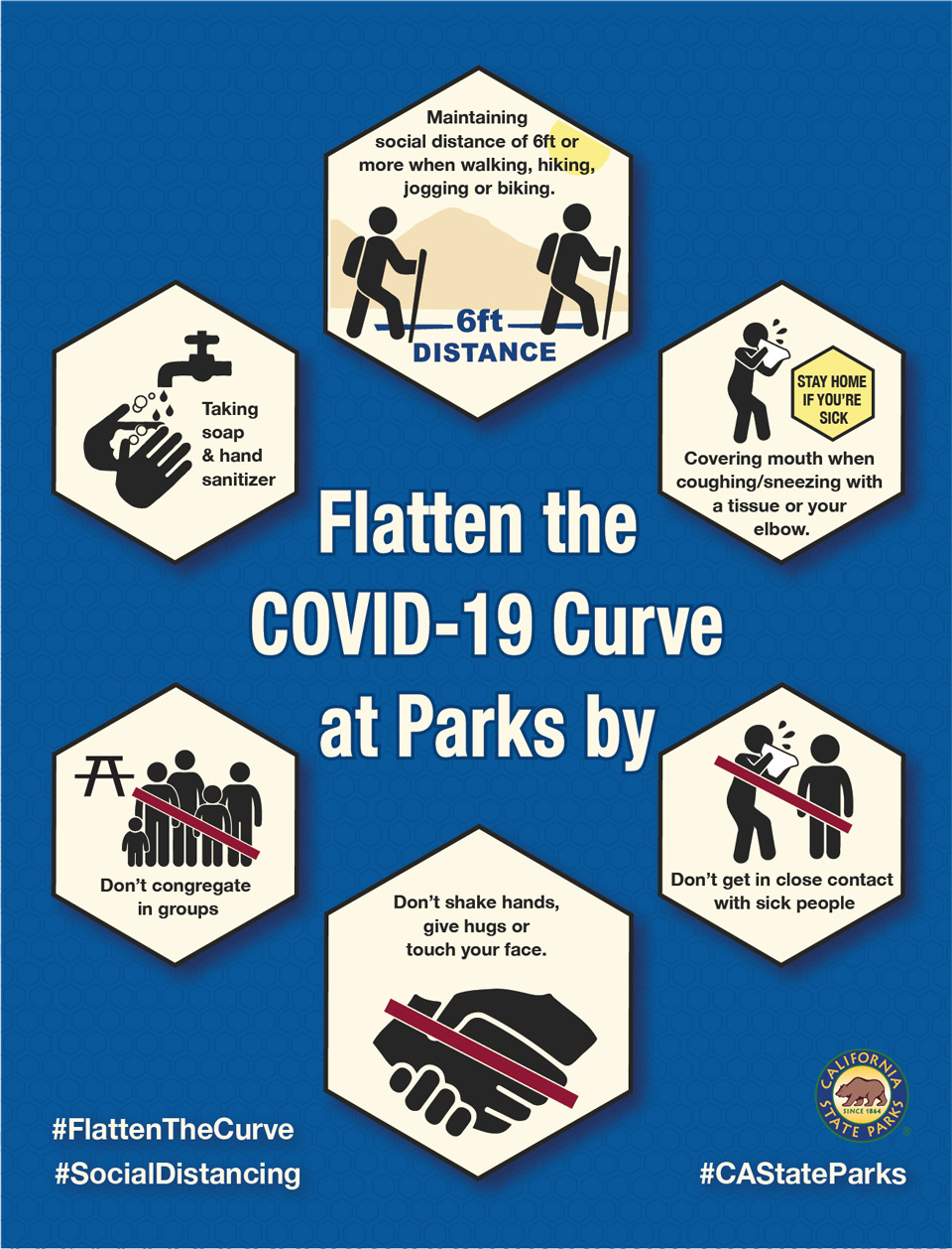 California State Parks Encourages Everyone to Help ‘Flatten the Curve