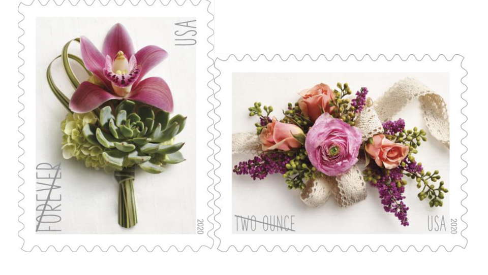 usps new stamps featuring boutonniere and corsage 1