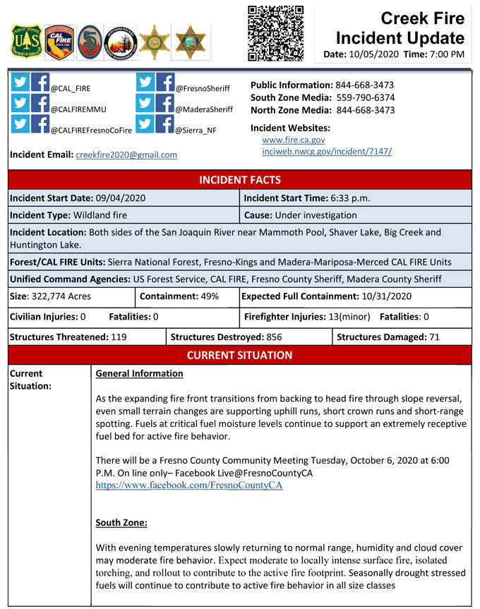 10 5 20 Creek Fire PM 1