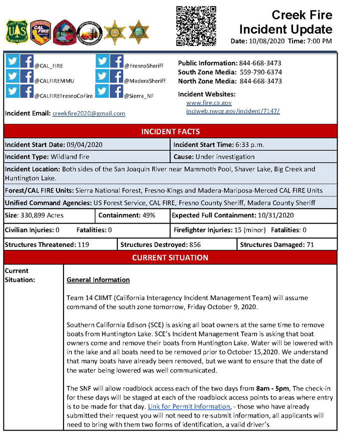 10 8 20 Creek Fire PM 1