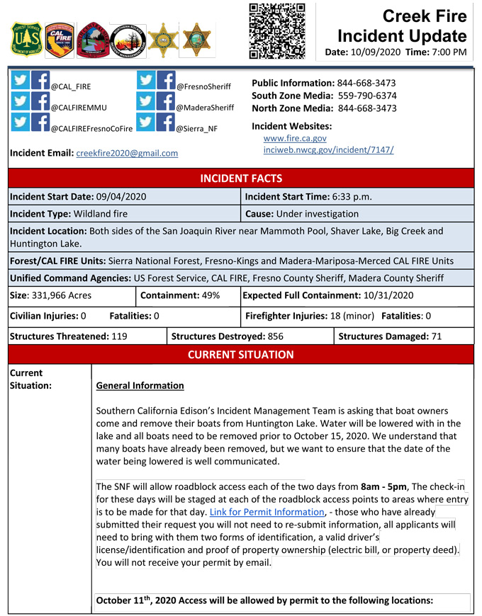 10 9 20 Creek Fire PM 1