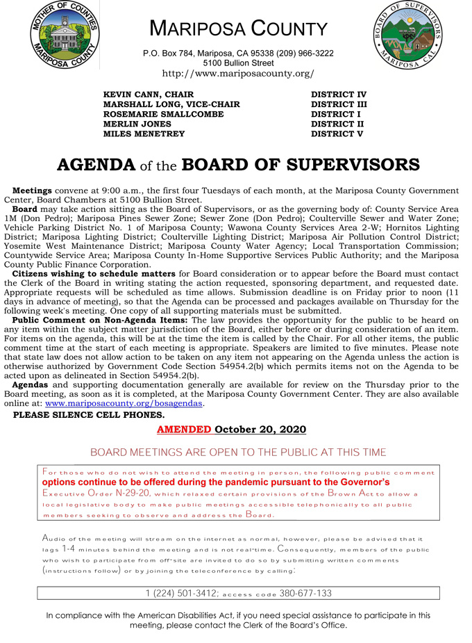 2020 10 20 Board of Supervisors 1