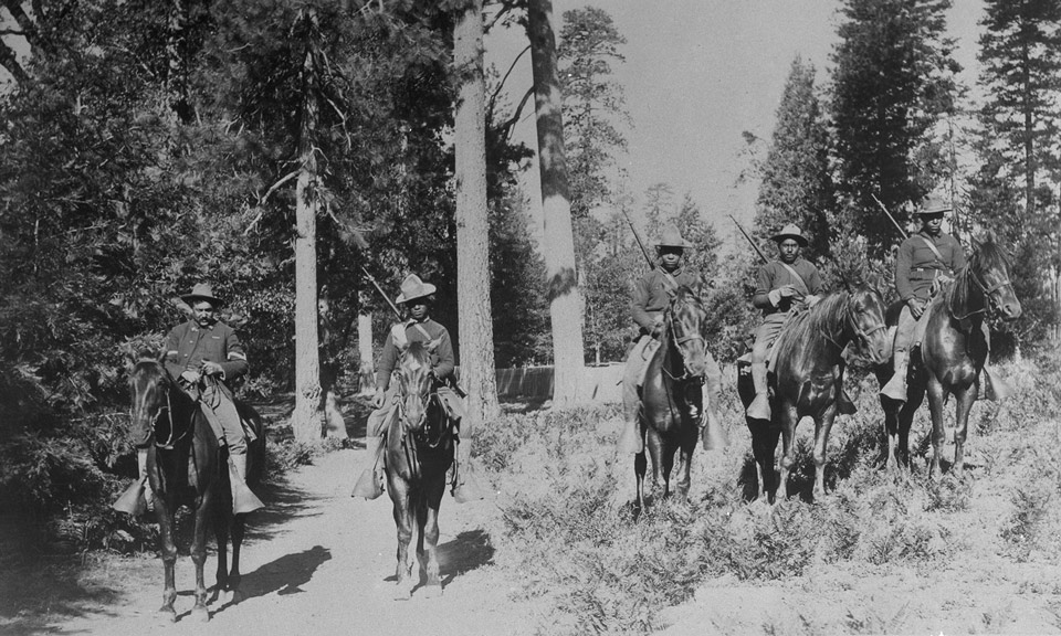 yosemite Buffalo Soldiers 24th Infantry 1899 Courtesy of NPS