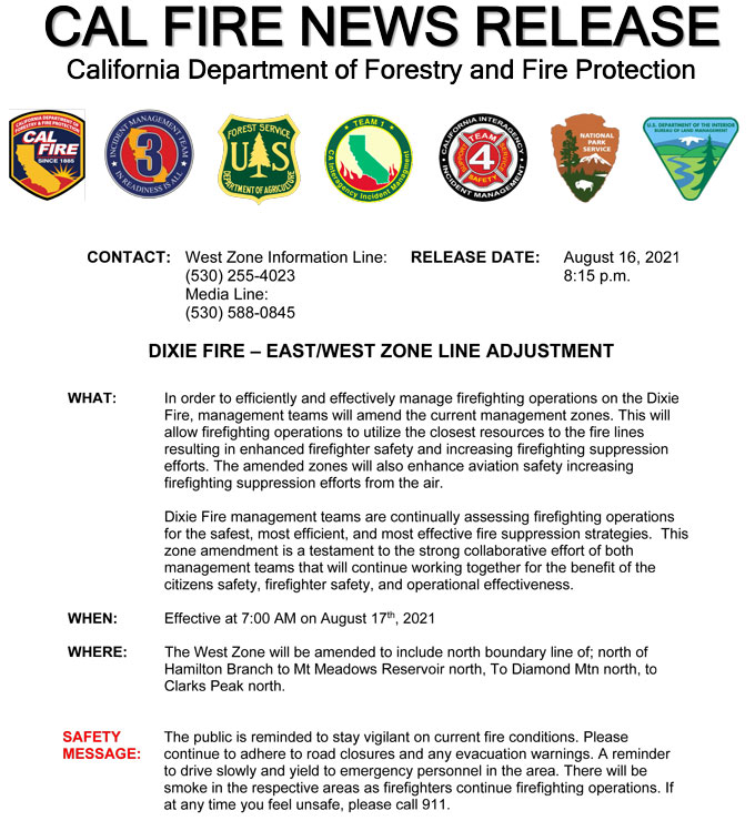 CAL FIRE Announce Plans to Amend the Current Management ...