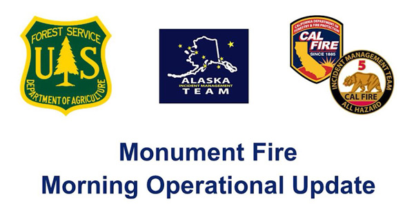 Monument Fire OP update video