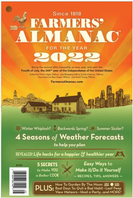 farmers almanac cover 2022