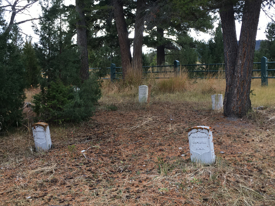 Fort Yellowstone cemetery NPS photo