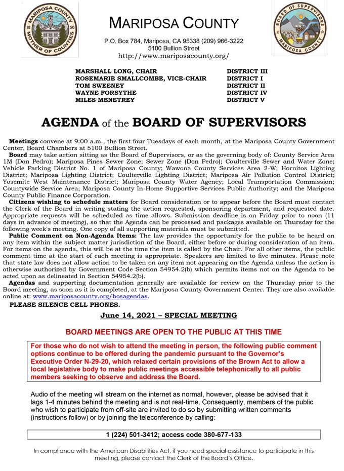 2021 06 14 Board of Supervisors 1