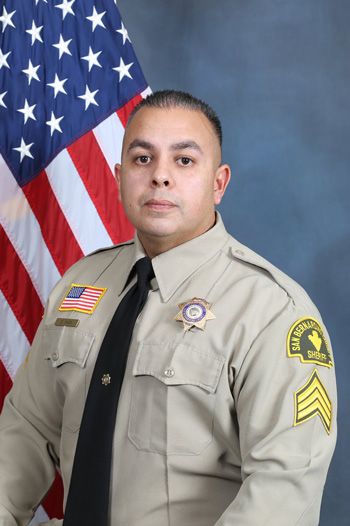 Sergeant Dominic Vaca san bernadino county sheriff california.1