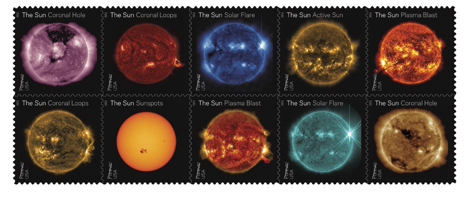 usps will issue new sun science forever stamps june 18 1