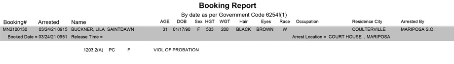 mariposa county booking report for march 24 2021