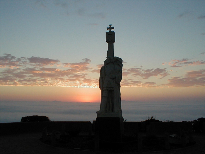 Cabrillo National Monument Statue at Sunrise