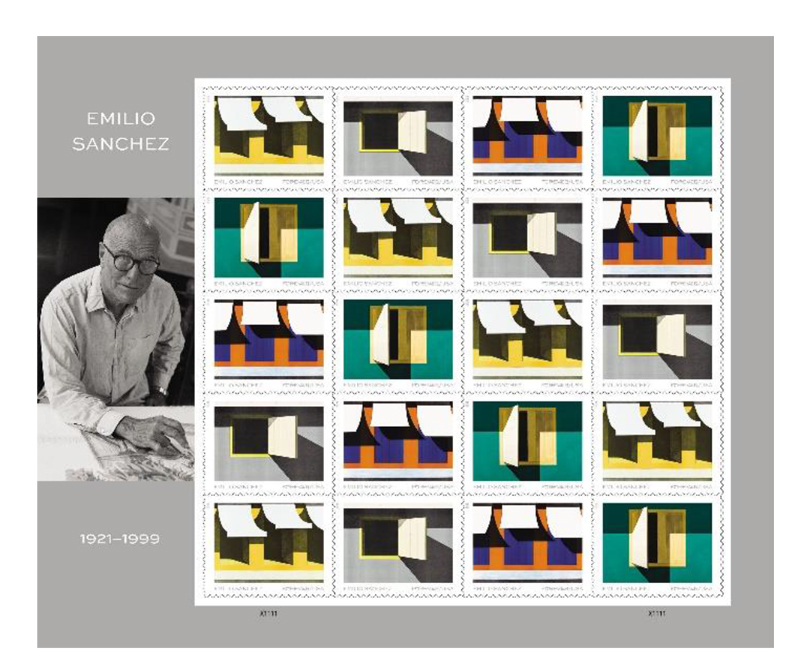 usps international artist emilio sanchez forever stamps 1