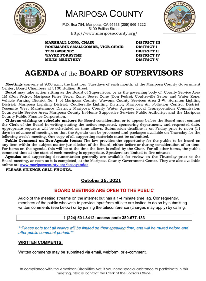 2021 10 26 Board of Supervisors 1