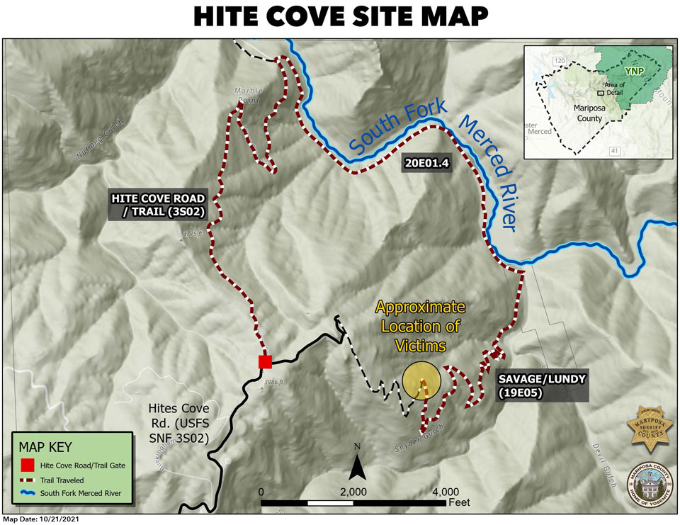 Hite Cove map