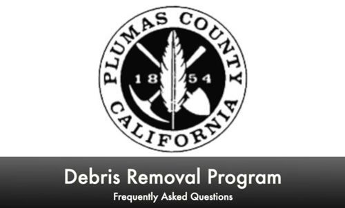 Plumas County debris removal