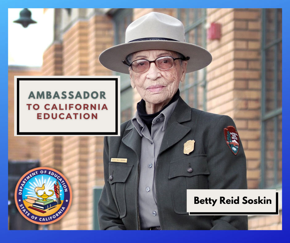betty reid soskin california education ambassador