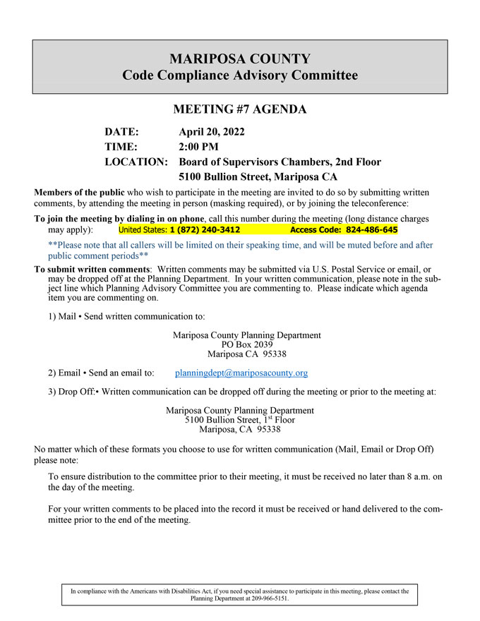 2022 04 20 Code Compliance Advisory Committee 1