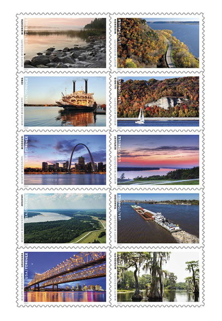 usps postal service to honor mighty mississippi on forever stamps 1