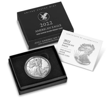American Eagle 2022 One Ounce Silver Proof Coin