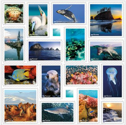 usps Forever Stamps National Marine Sanctuaries System