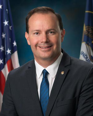 mike lee senator utah official photo