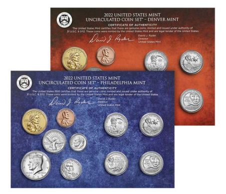 us mint Uncirculated Coin Set 2022
