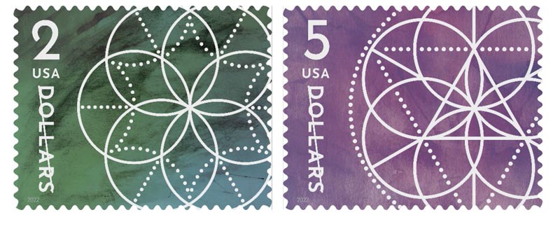 usps postal service celebrates mathematical beauty of flowers 1