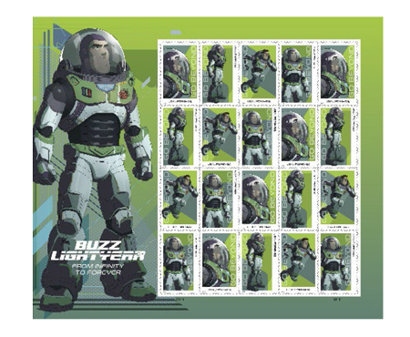 usps stamps take mail from infinity to forever buzz lightyear 1