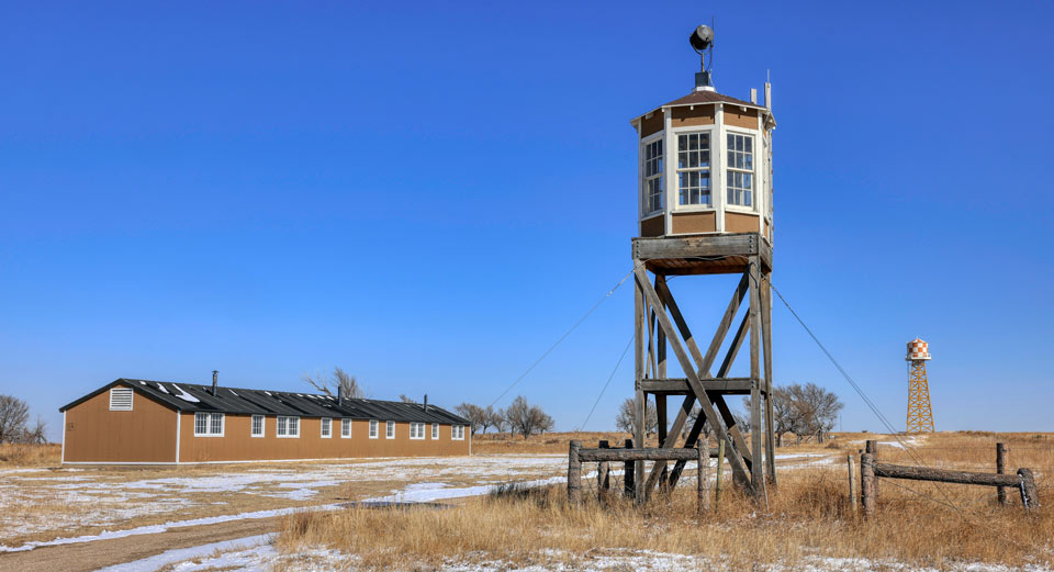 Amache Barracks Guard Tower and Water Tower