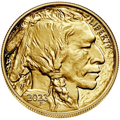 2023 american buffalo one ounce gold proof coin obverse