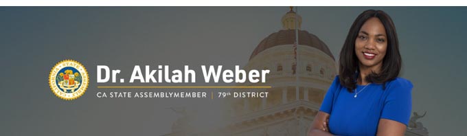 Akliah Weber California Assemblymember