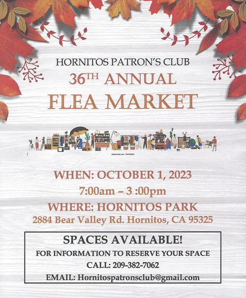 10 1 23 Flea Market Flyer