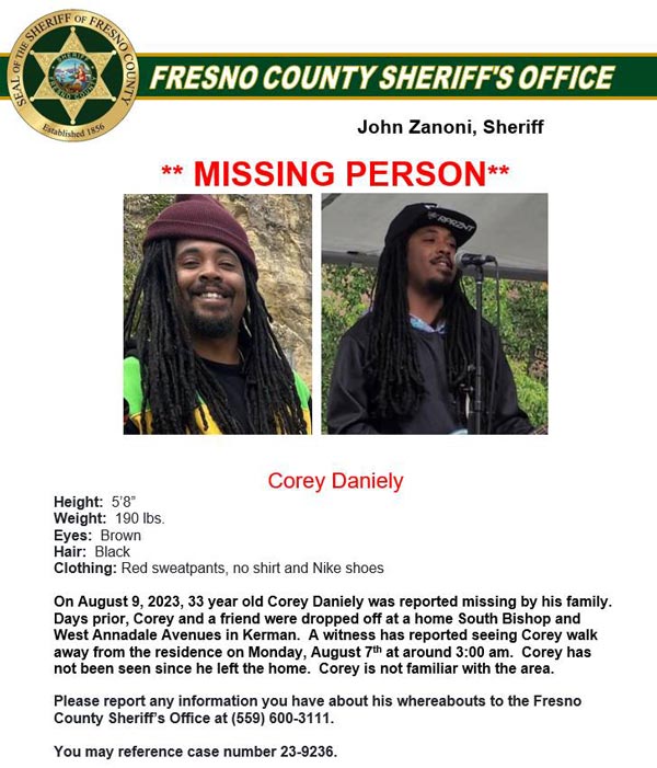 FCSO missing Daniely