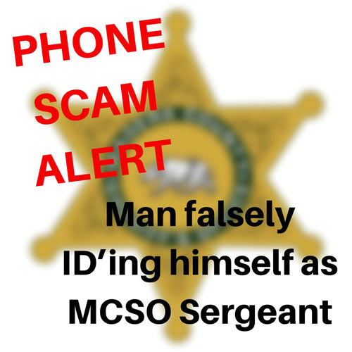 MCSO scamming