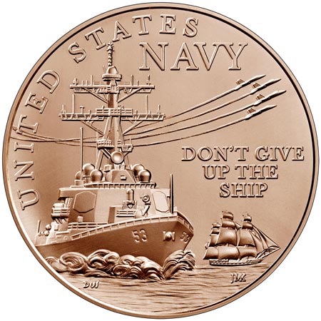 us navy bronze medal obverse