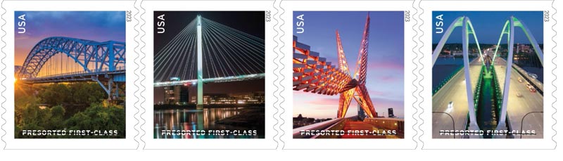 usps spectacular bridges grace stamps 1