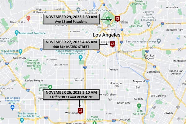 LAPD Homeless map