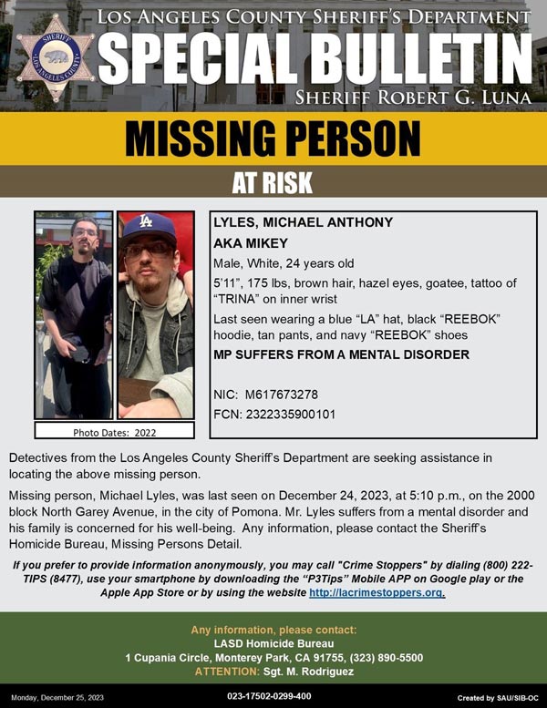 LASD missing Lyles