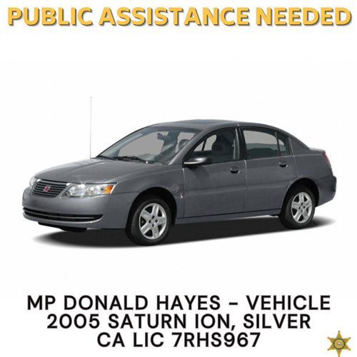 MCSO missing Hayes car