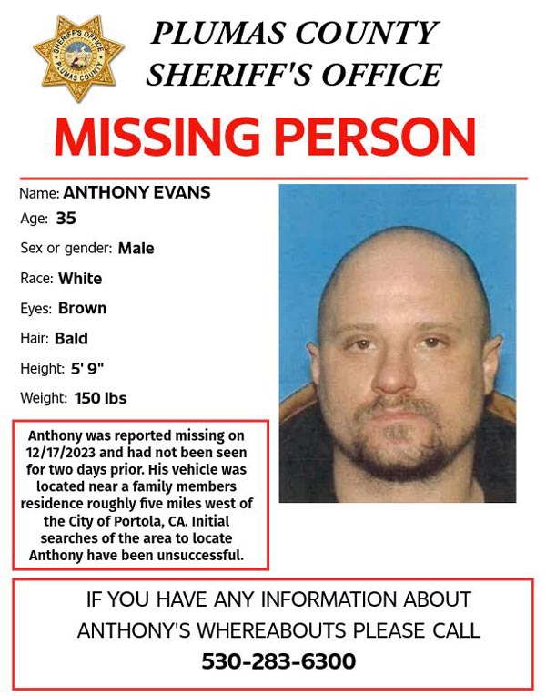 PCSO missing Evans