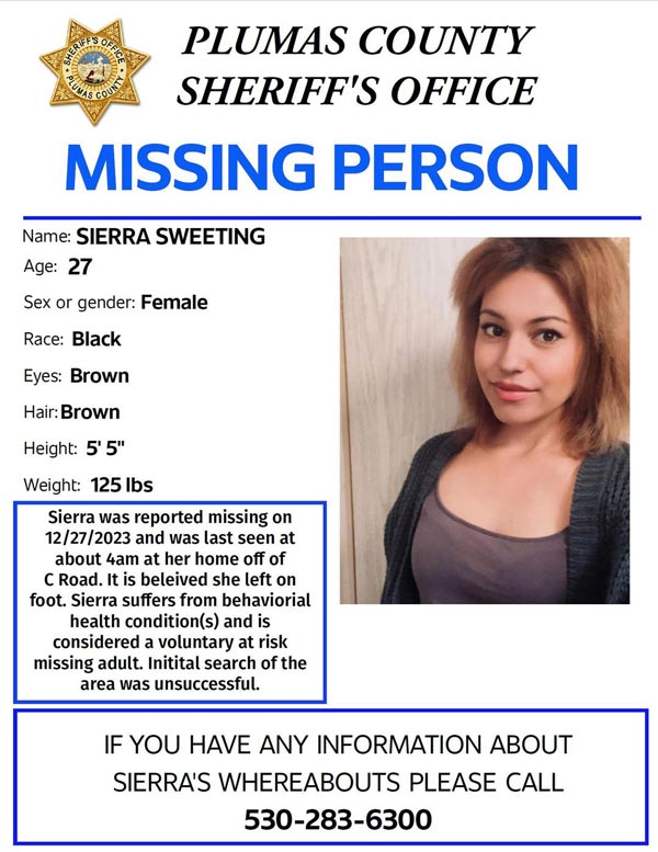 PCSO missing Sweeting