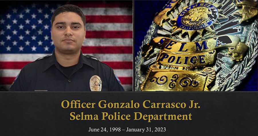 Selma Officer Gonzalo Carrasco Jr funeral