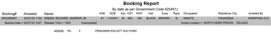 mariposa county booking report for february 7 2023